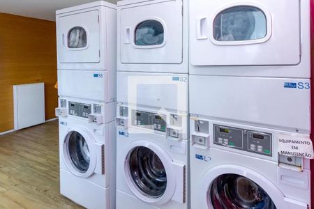 Apartamento para alugar com 32m², 1 quarto e 1 vaga Apartamento para alugar com 32m², 1 quarto e 1 vagaLavanderia