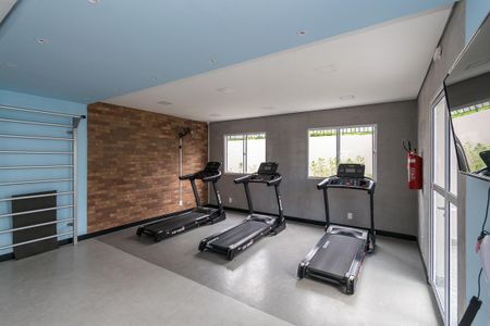 Apartamento para alugar com 48m², 2 quartos e sem vaga Apartamento para alugar com 48m², 2 quartos e sem vagaÁrea comum - Academia