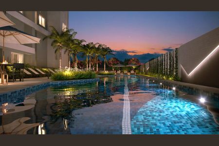 Apartamento à venda com 41m², 2 quartos e 1 vaga Apartamento à venda com 41m², 2 quartos e 1 vagaÁrea comum - Piscina