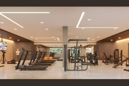 Apartamento à venda com 41m², 2 quartos e 1 vaga Apartamento à venda com 41m², 2 quartos e 1 vagaÁrea comum - Academia