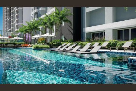 Apartamento à venda com 41m², 2 quartos e 1 vaga Apartamento à venda com 41m², 2 quartos e 1 vagaÁrea comum - Piscina