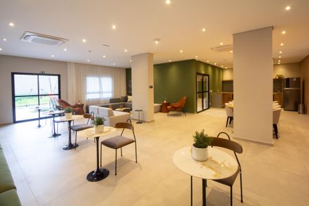 Apartamento para alugar com 44m², 2 quartos e sem vagaÁrea comum - Salão de festas