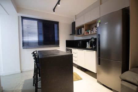 Apartamento à venda com 45m², 1 quarto e sem vaga Apartamento à venda com 45m², 1 quarto e sem vagaCozinha americana