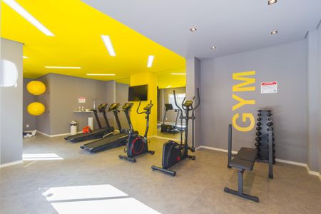 Apartamento à venda com 24m², 1 quarto e sem vaga Apartamento à venda com 24m², 1 quarto e sem vagaÁrea comum - Academia