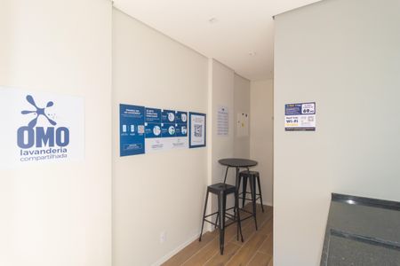 Apartamento à venda com 24m², 1 quarto e sem vaga Apartamento à venda com 24m², 1 quarto e sem vagaÁrea comum - Lavanderia