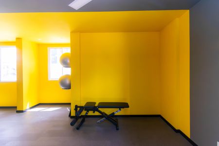 Apartamento para alugar com 38m², 2 quartos e sem vaga Apartamento para alugar com 38m², 2 quartos e sem vagaÁrea comum - Academia