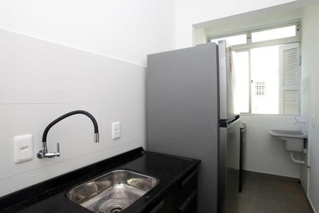 Studio à venda com 28m², 1 quarto e sem vagaCozinha + Área de Serviço