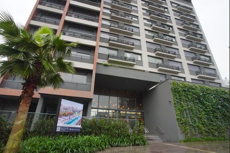 Studio à venda com 41m², 1 quarto e 1 vagaFachada e Portaria