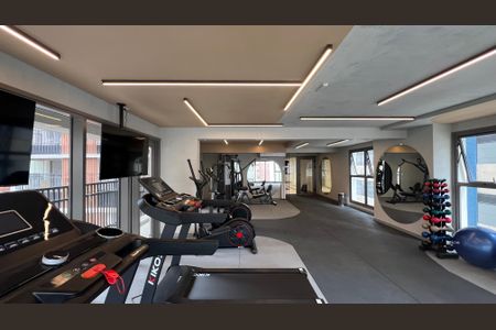 Studio à venda com 23m², 1 quarto e sem vaga Studio à venda com 23m², 1 quarto e sem vagaÁrea comum - Academia