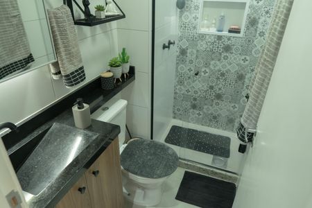 Apartamento à venda com 55m², 2 quartos e 1 vaga Apartamento à venda com 55m², 2 quartos e 1 vagaBanheiro