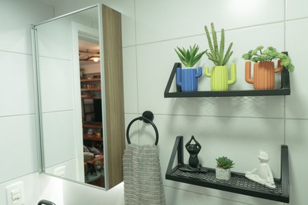 Apartamento à venda com 55m², 2 quartos e 1 vaga Apartamento à venda com 55m², 2 quartos e 1 vagaBanheiro