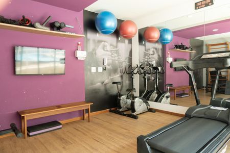 Apartamento à venda com 55m², 2 quartos e 1 vaga Apartamento à venda com 55m², 2 quartos e 1 vagaÁrea comum - Academia