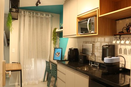 Studio à venda com 21m², 1 quarto e sem vagaCozinha