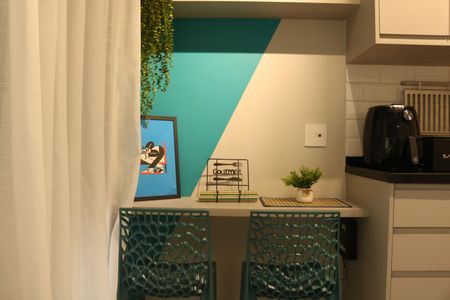 Studio à venda com 21m², 1 quarto e sem vagaCozinha