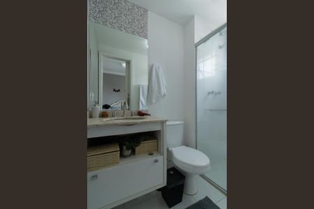 Apartamento para alugar com 57m², 2 quartos e 1 vagaBanheiro da Suíte 1