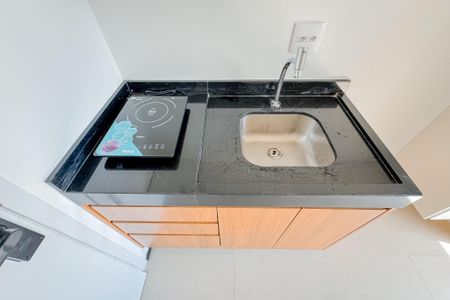 Studio à venda com 18m², 1 quarto e sem vaga Studio à venda com 18m², 1 quarto e sem vagaCozinha