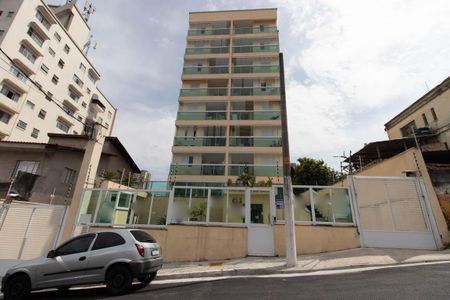 Apartamento à venda com 54m², 2 quartos e 1 vagaFachada e placa