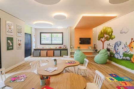 Apartamento à venda com 29m², 1 quarto e sem vaga Apartamento à venda com 29m², 1 quarto e sem vagaÁrea comum - Brinquedoteca