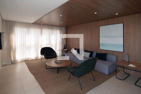 Apartamento à venda com 33m², 1 quarto e sem vaga Apartamento à venda com 33m², 1 quarto e sem vagaÁrea comum - Salão de festas