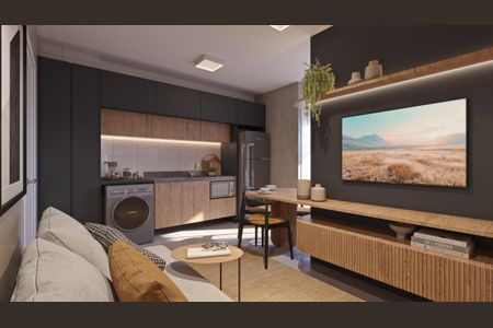 Apartamento à venda com 27m², 1 quarto e sem vaga