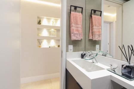 Apartamento à venda com 78m², 3 quartos e 2 vagas Apartamento à venda com 78m², 3 quartos e 2 vagasBanheiro Social