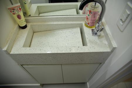 Apartamento à venda com 96m², 3 quartos e 2 vagasLavabo da Sala