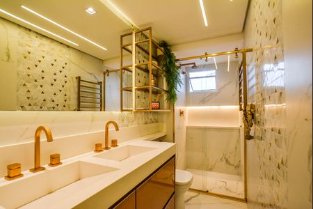 Apartamento à venda com 114m², 2 quartos e 2 vagas Apartamento à venda com 114m², 2 quartos e 2 vagasBanheiro da Suíte 2