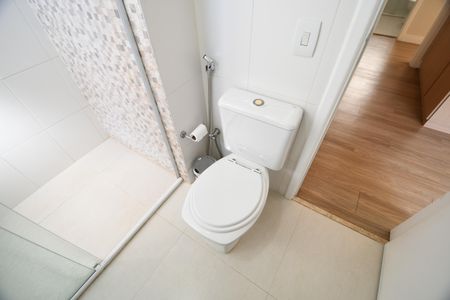 Apartamento para alugar com 137m², 4 quartos e 3 vagasBanheiro da Suíte 1