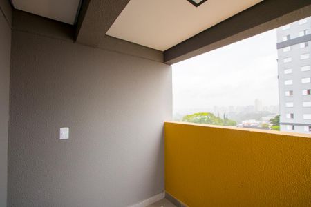Varanda da sala de apartamento para alugar com 2 quartos, 45m² em Jardim Cristiane, Santo André
