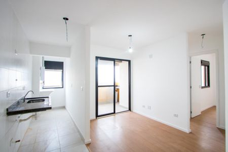 Sala de apartamento para alugar com 2 quartos, 45m² em Jardim Cristiane, Santo André