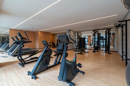Apartamento para alugar com 29m², 1 quarto e sem vaga Apartamento para alugar com 29m², 1 quarto e sem vagaÁrea comum - Academia