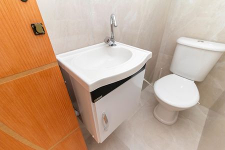 Casa de condomínio para alugar com 90m², 2 quartos e 1 vagaLavabo