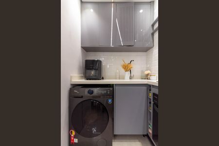 Apartamento à venda com 34m², 2 quartos e sem vaga Apartamento à venda com 34m², 2 quartos e sem vagaCozinha Americana - Área de Serviço Conjugados