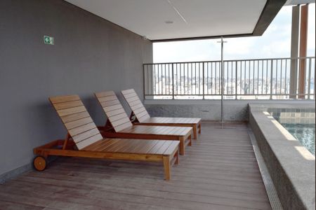 Studio para alugar com 25m², 1 quarto e sem vagaÁrea comum - Piscina