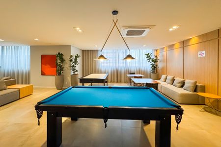Apartamento à venda com 37m², 1 quarto e 1 vaga Apartamento à venda com 37m², 1 quarto e 1 vagaÁrea comum - Salão de jogos