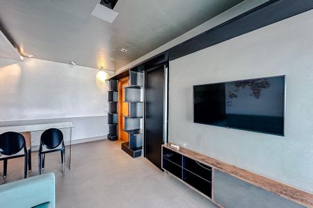 Apartamento para alugar com 53m², 1 quarto e 2 vagasSala