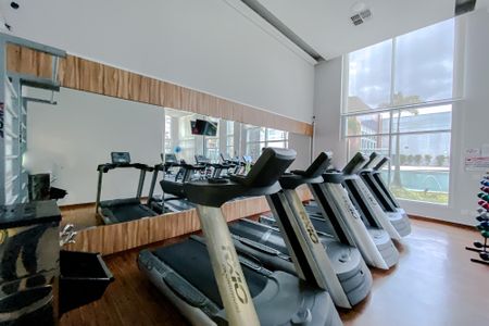 Apartamento para alugar com 53m², 1 quarto e 2 vagasÁrea comum - Academia