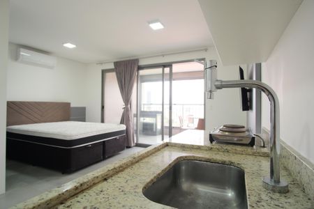 Studio à venda com 35m², 1 quarto e 1 vagaCozinha