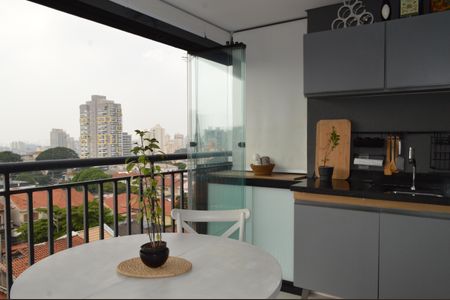Studio à venda com 37m², 1 quarto e sem vagaVaranda