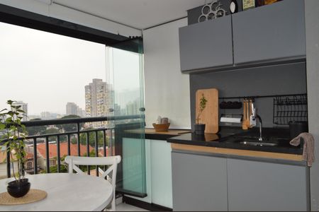 Studio à venda com 37m², 1 quarto e sem vagaVaranda