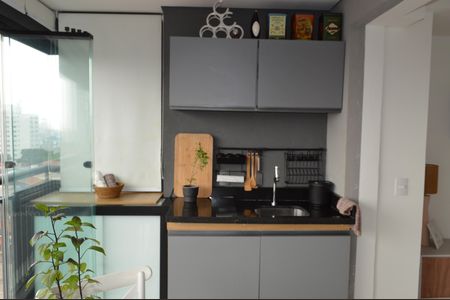 Studio à venda com 37m², 1 quarto e sem vagaVaranda