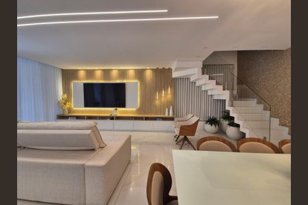 Casa de condomínio à venda com 350m², 3 quartos e 2 vagasSala