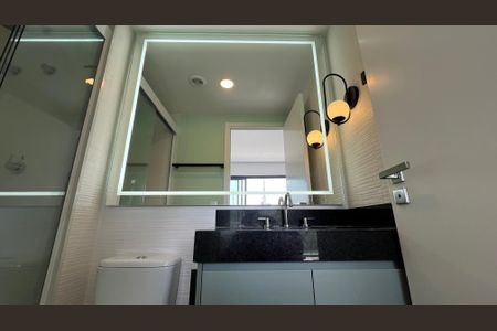 Studio para alugar com 28m², 1 quarto e sem vaga Studio para alugar com 28m², 1 quarto e sem vagaBanheiro