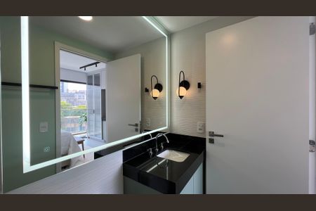 Studio para alugar com 28m², 1 quarto e sem vaga Studio para alugar com 28m², 1 quarto e sem vagaBanheiro