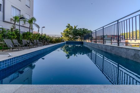 Apartamento para alugar com 36m², 2 quartos e sem vagaÁrea comum - Área comum - Piscina