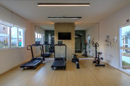 Apartamento para alugar com 36m², 2 quartos e sem vagaÁrea comum - Academia