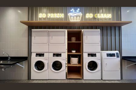 Apartamento à venda com 44m², 1 quarto e sem vaga Apartamento à venda com 44m², 1 quarto e sem vagaLavanderia