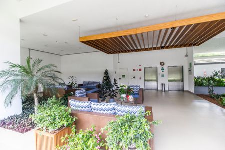 Apartamento à venda com 50m², 1 quarto e 2 vagas Apartamento à venda com 50m², 1 quarto e 2 vagasHall social