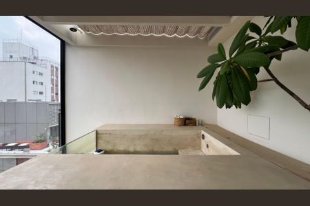Apartamento para alugar com 66m², 1 quarto e 2 vagas Apartamento para alugar com 66m², 1 quarto e 2 vagasVaranda da sala/Piscina