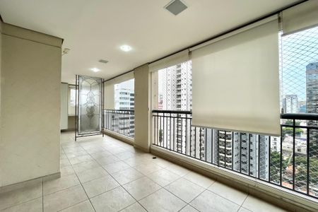 Varanda da Sala de apartamento à venda com 3 quartos, 130m² em Vila Clementino, São Paulo